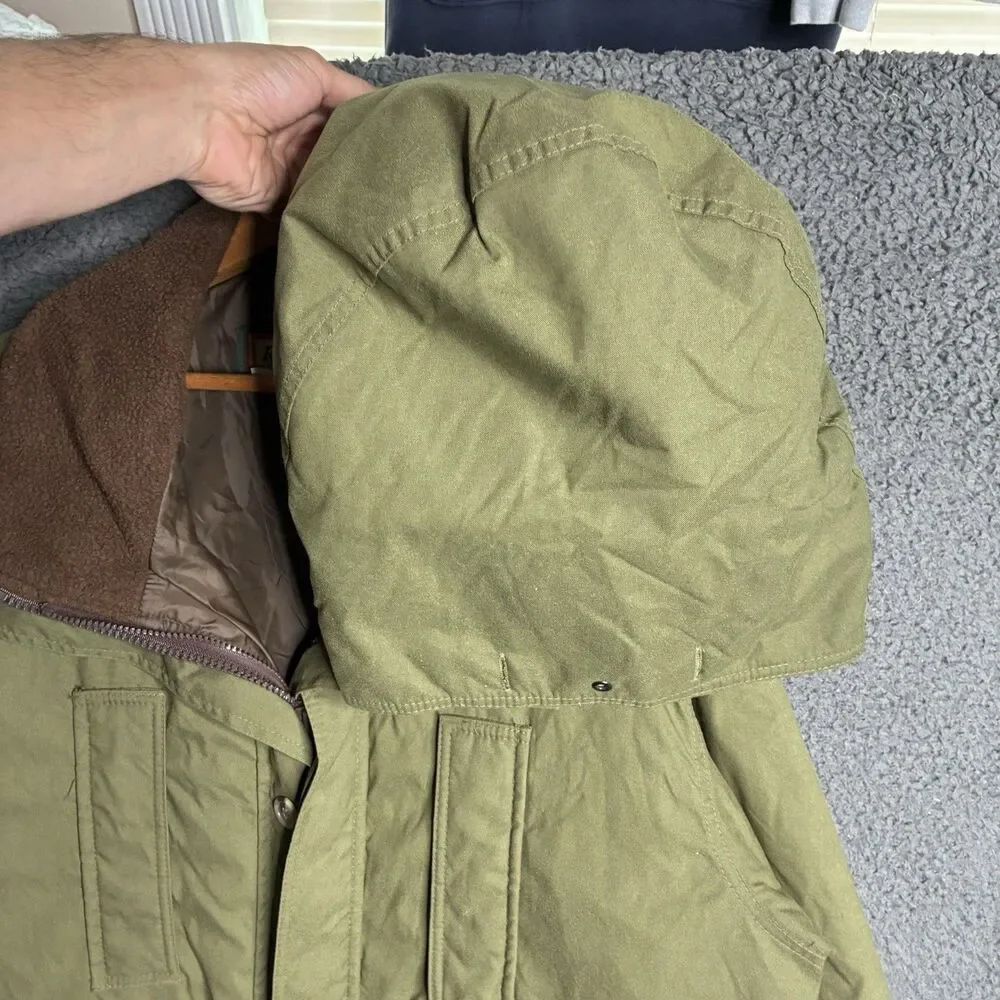 Remington Mens XL Insulated Removable Hood Outdoor GORE TEX Jacket Coat USA Made